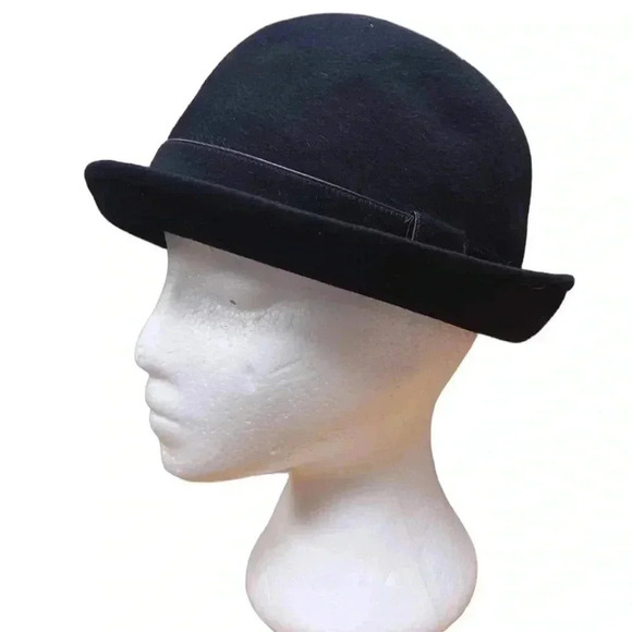 Stetson Playboy Vintage Black  Fedora Hat Unisex - Picture 2 of 12